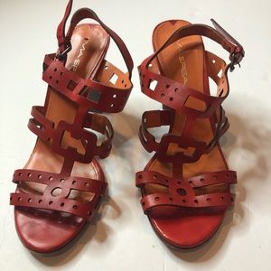 Via Spiga red 4” sandals